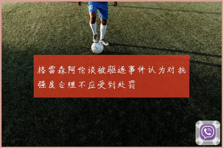 格雷森阿伦谈被驱逐事件认为对抗强度合理不应受到处罚