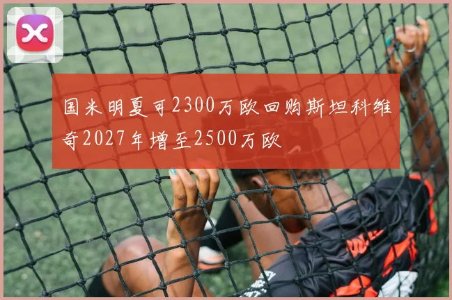 国米明夏可2300万欧回购斯坦科维奇2027年增至2500万欧